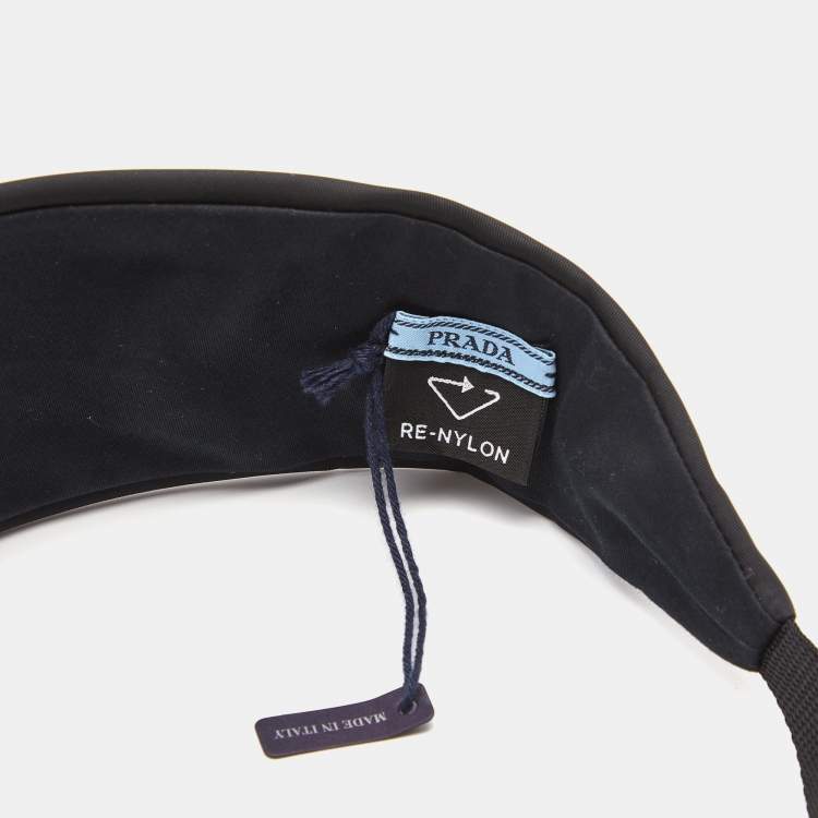Pre Owned Prada Black Re-Nylon Headband