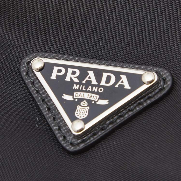 Pre Owned Prada Black Re-Nylon Headband