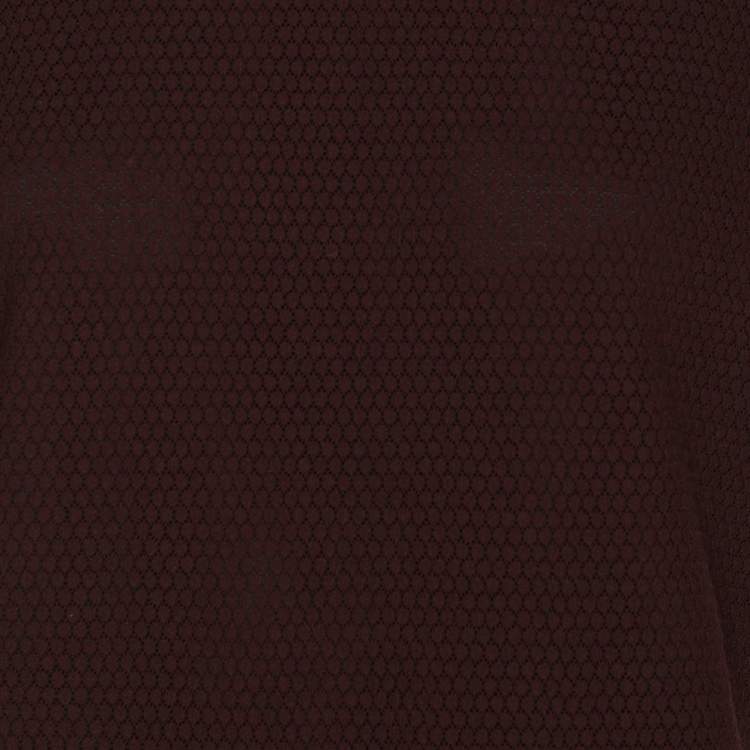 Pre Owned Prada Brown Nylon Top XL