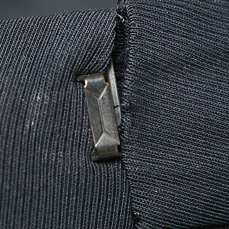 Pre Owned Prada Black Gabardine Trousers M