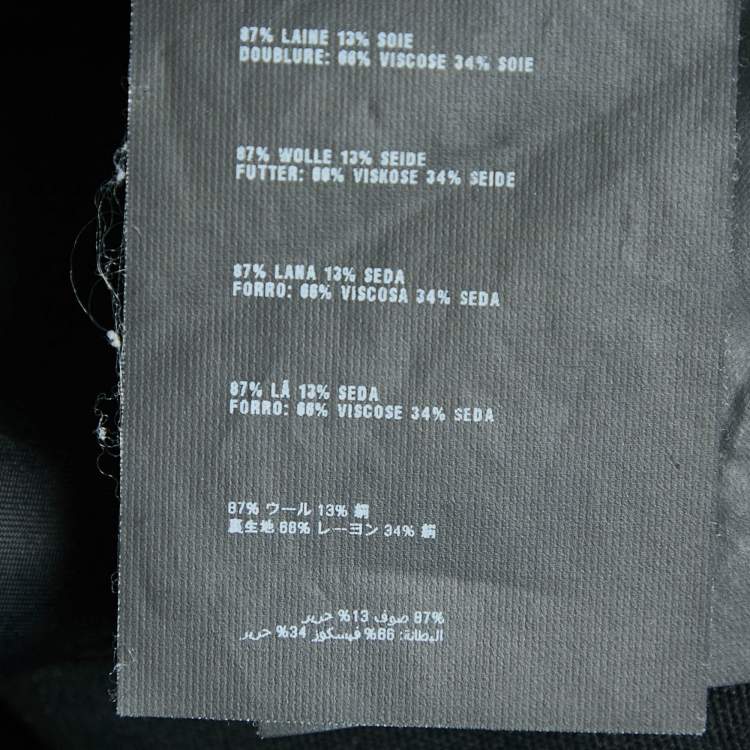 Pre Owned Prada Yellow/Black Abstract Jacquard Pleated Short Dress M