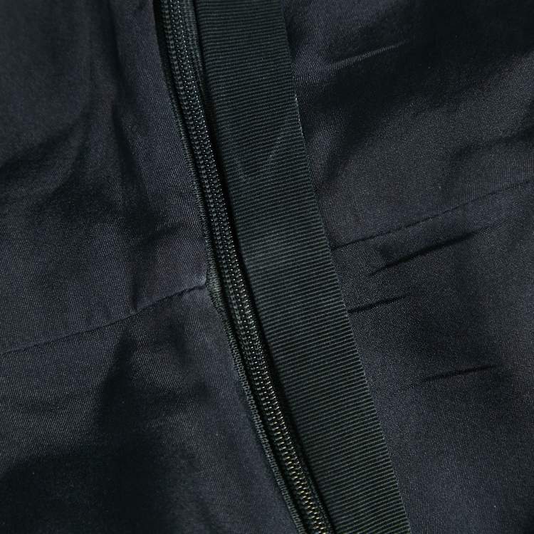 Pre Owned Prada Black Polka Dot Print Crepe Short Dress M