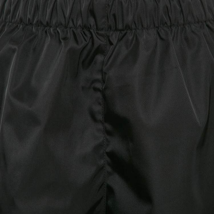 Pre Owned Prada Black Re-Nylon Shorts M