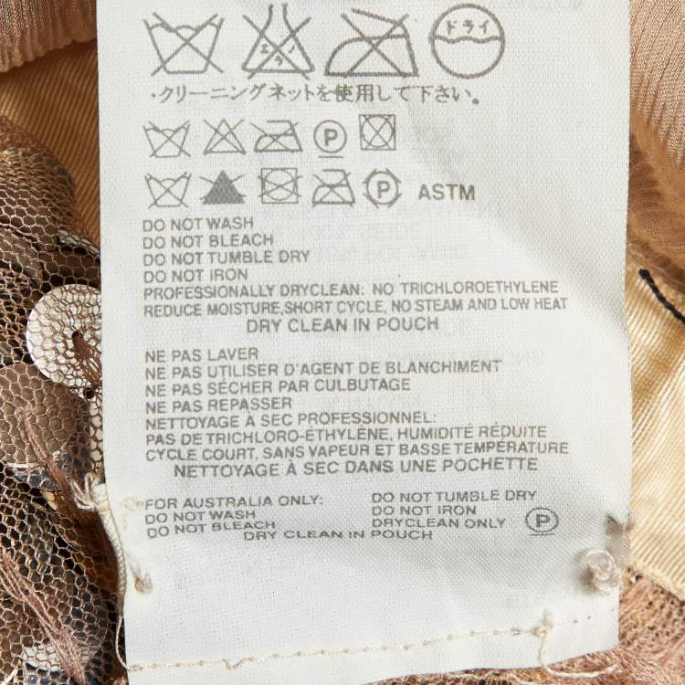 Pre Owned Prada Pink Sequin Embellished Halter Neck Top S