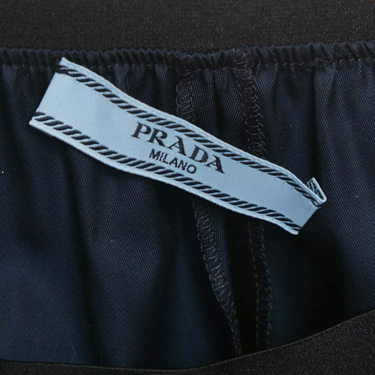 Pre Owned Prada Navy Blue Re-Nylon Shirt and Shorts Set S