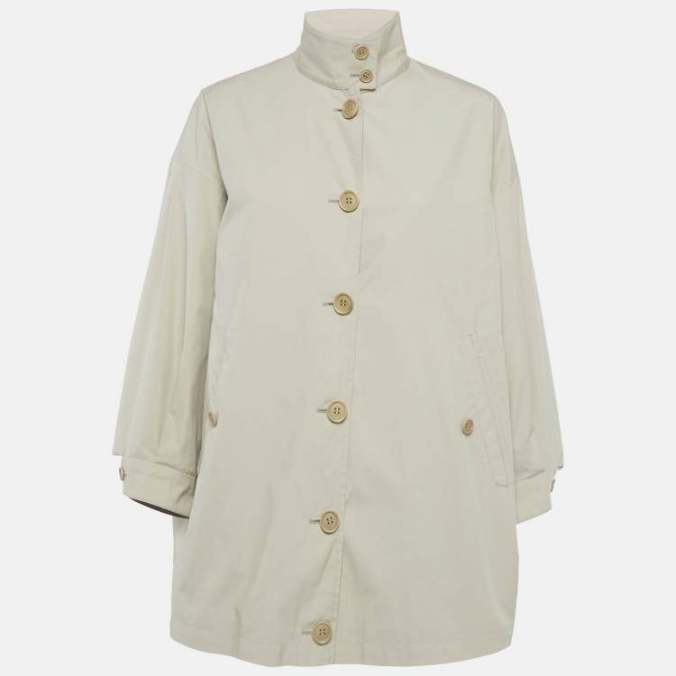 Pre Owned Prada Beige Cotton Blend Jacket XS