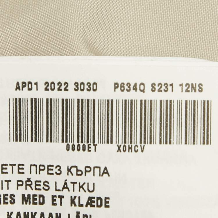 Pre Owned Prada Beige Cotton Blend Jacket XS