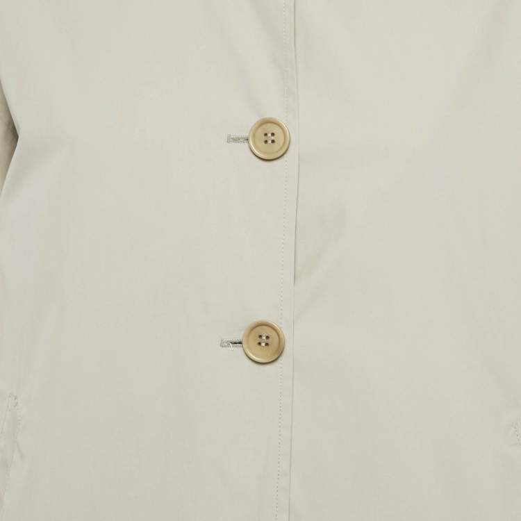 Pre Owned Prada Beige Cotton Blend Jacket XS