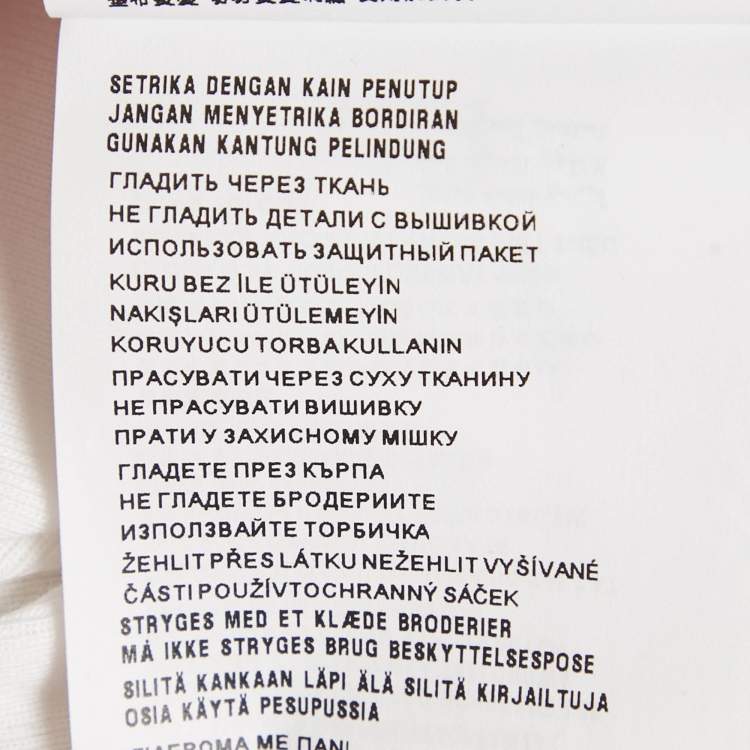 Pre Owned Prada White Embellished Cotton Jersey Tank Top S