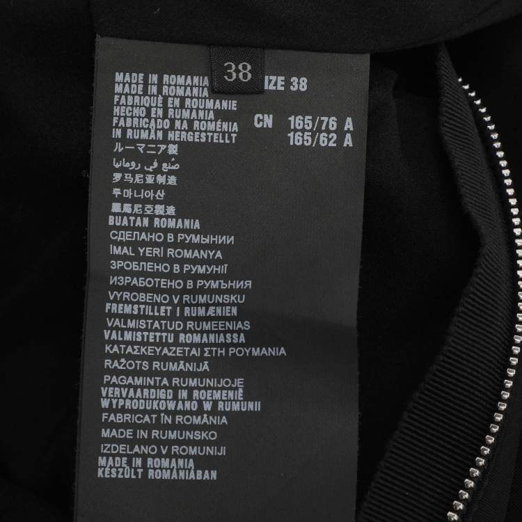 Pre Owned Prada Black Stretch Crepe Sleeveless Mini Dress S