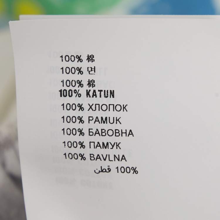 Pre Owned Prada Multicolour Floral Print Cotton Asymmetric Midi Dress M