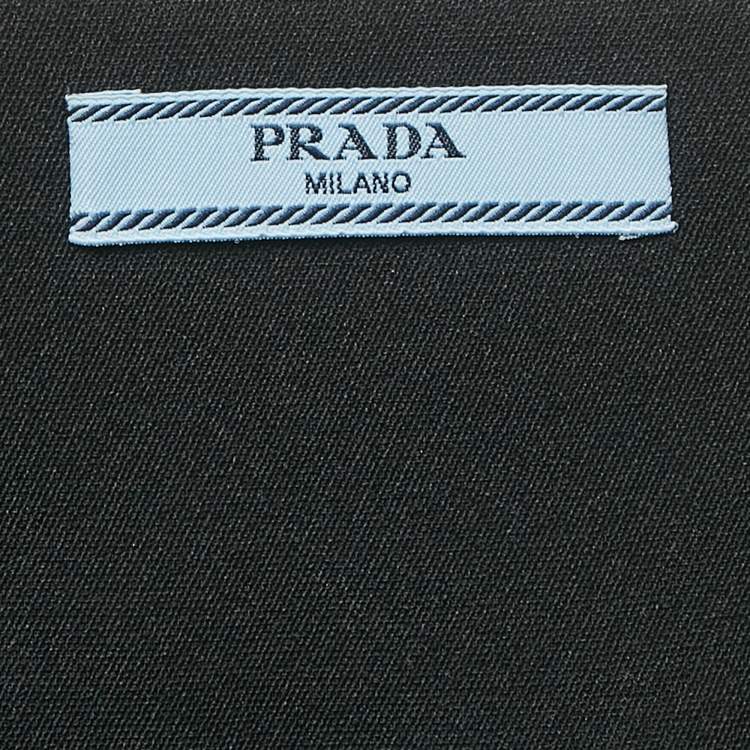مملوكة مسبقًا Prada Black Stretch Crepe Trousers S