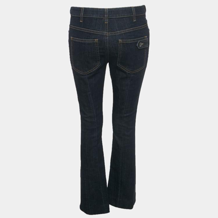 Pre Owned بنطلون جينز برادا دينم غامق أزرق مقاس خصر 30 بوصة (ميديام)