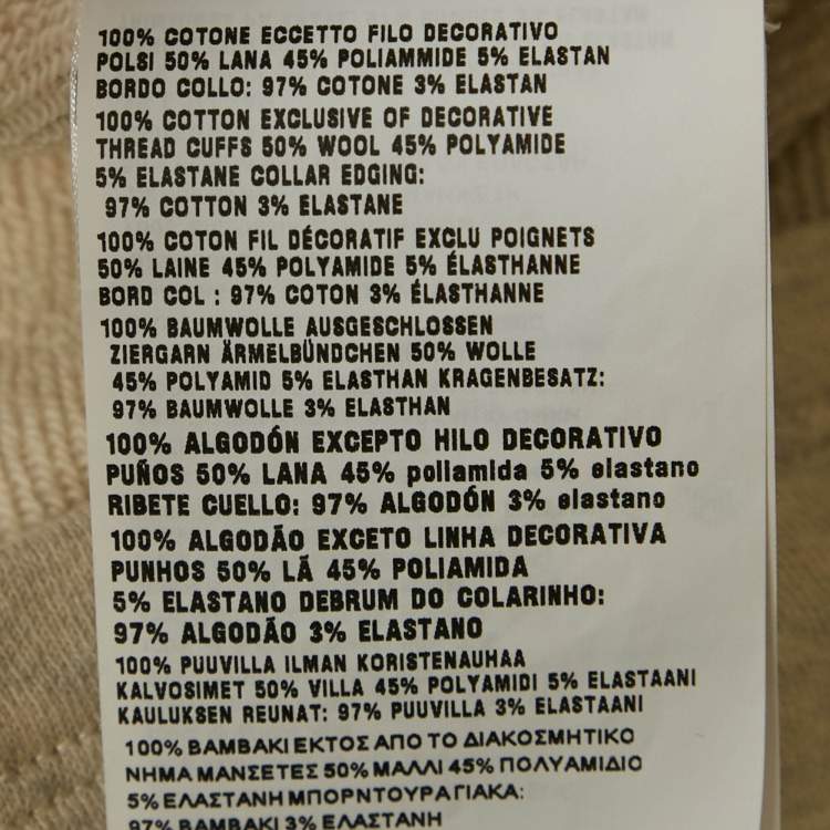 مملوكة مسبقًا Prada Grey Logo Embroidered Cotton Crop Sweatshirt XS