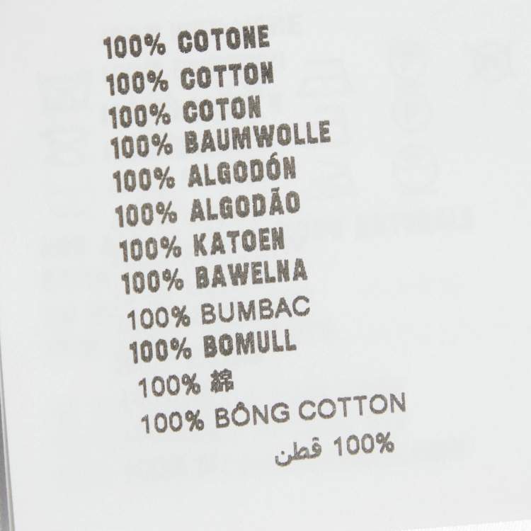 Pre Owned Prada Blue/Red Striped Jersey Long Sleeve T-Shirt M