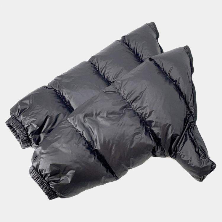 مملوكة مسبقًا فيست برادا كروب جاكيت مبطن بشعار مثلثي مقاس 40 أسود نايليون 100%