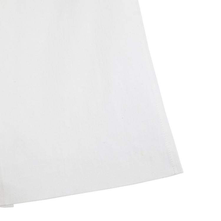 Pre Owned Prada Single Box Pleat Skirt S 