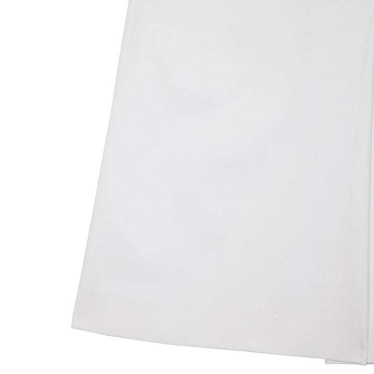 Pre Owned Prada Single Box Pleat Skirt S 