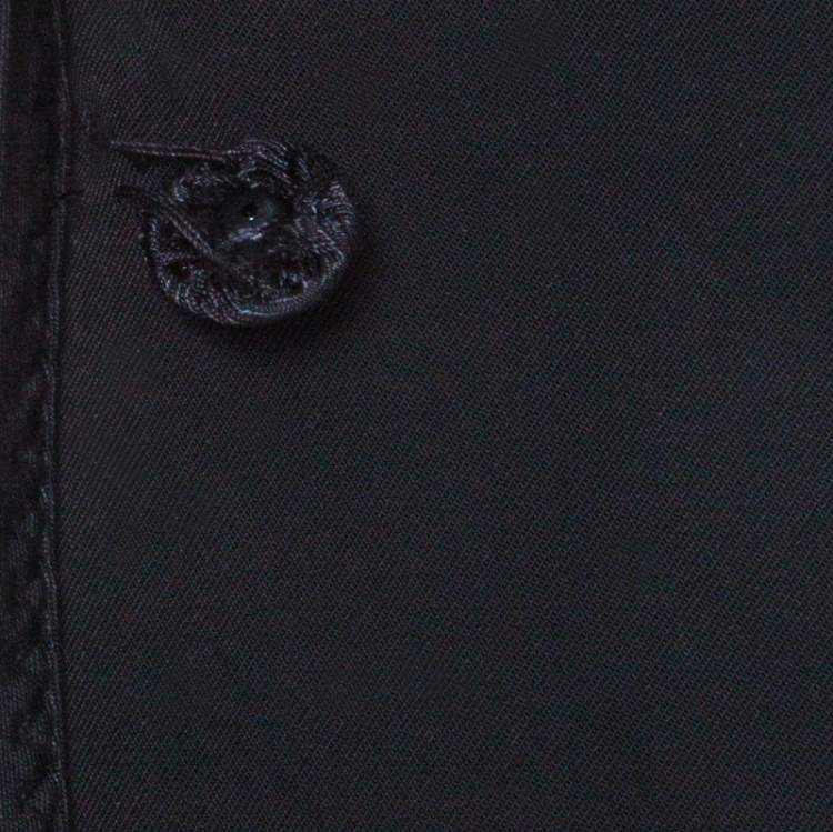 Pre Owned Prada Black Techno Stretch Knit Classic Fit Tailored Jacket M 