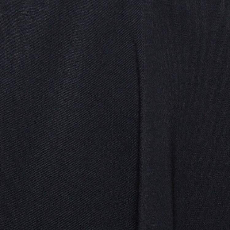 Pre Owned Prada Black Lace Detail Short Skirt M