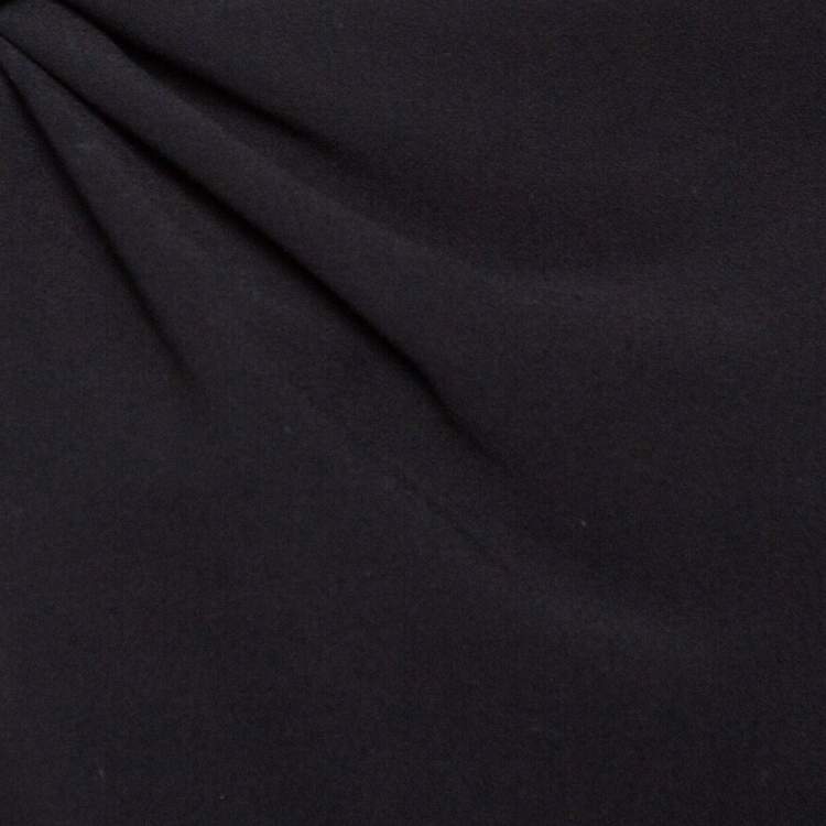 Pre Owned Prada Black Crepe Draped Detail Top L