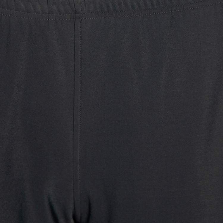 Pre Owned Prada Sport Navy Blue Jersey Flared Leg Pants L