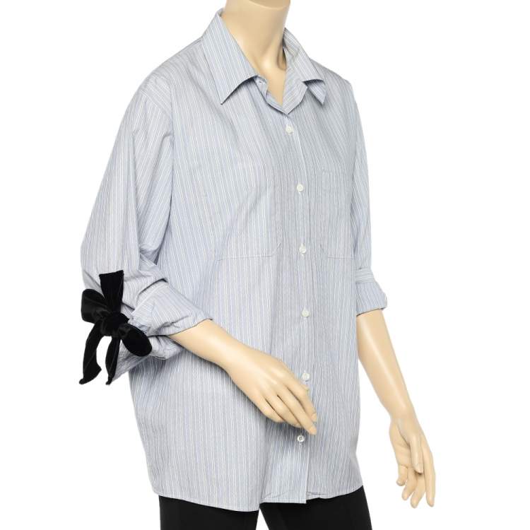 Prada striped cotton shirt - Blue
