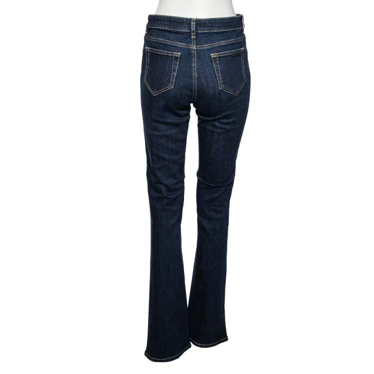 Pre Owned Prada Dark Blue Denim Jeans M