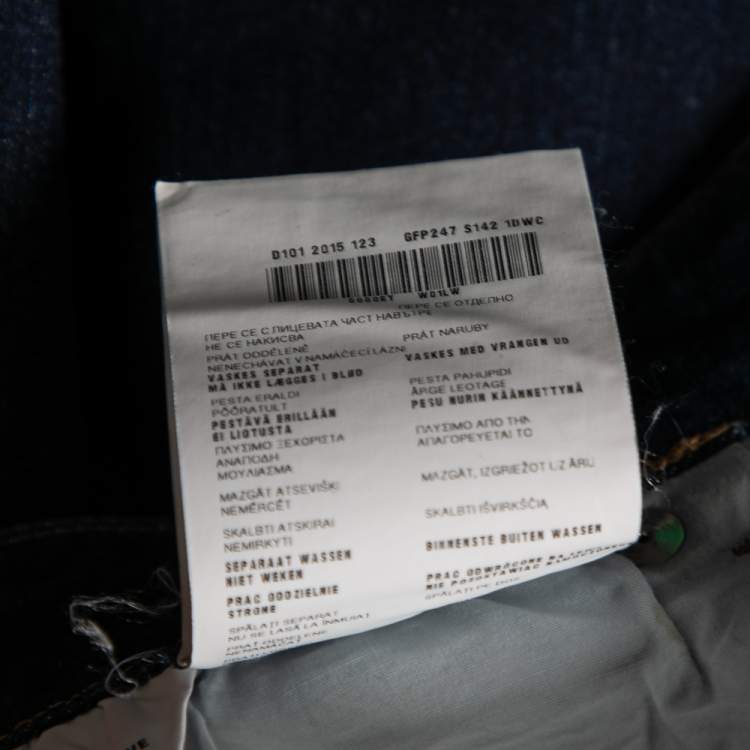Pre Owned Prada Dark Blue Denim Jeans M
