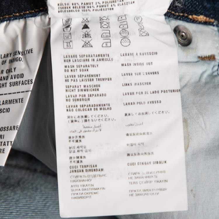 Pre Owned Prada Dark Blue Denim Jeans M