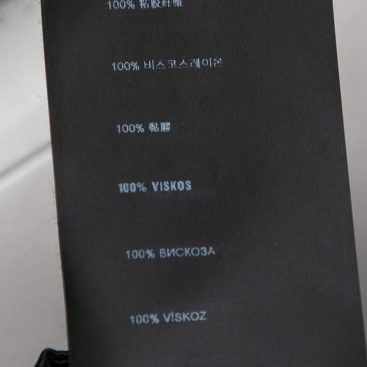 Pre Owned Prada Burgundy Open Knit Long Sleeve Top M