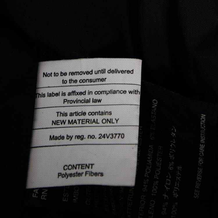 Pre Owned Prada Black Stretch Knit & Fur Trimmed Hooded Jacket M