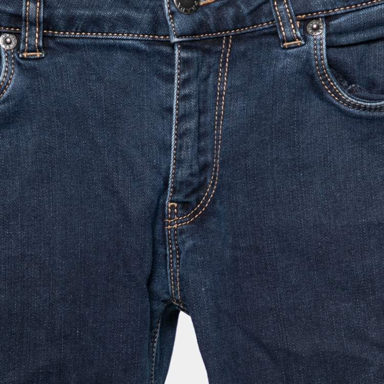 Pre Owned Prada Indigo Denim Slim Fit Jeans S