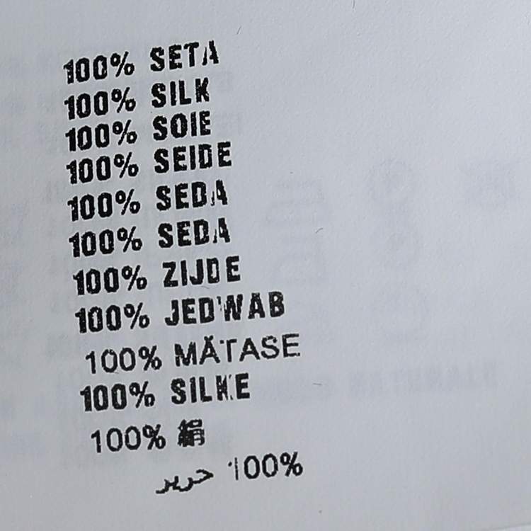 Pre Owned Prada Lilac & Cream Printed Silk Ruffle Trimmed Dress S