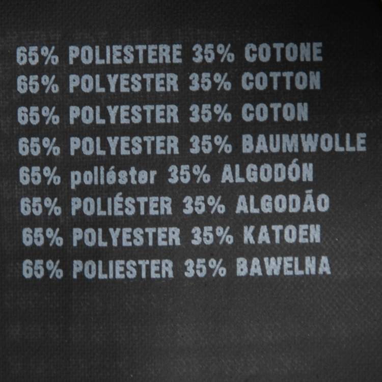 Pre Owned Prada Grey Patterned Knit Long Sleeve Mock Neck Top M