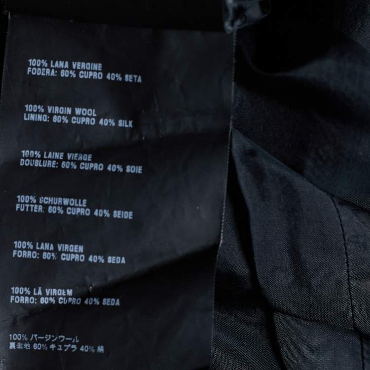 Pre Owned Prada Rustic Orange Geometric Print Wool Sheath Dress L