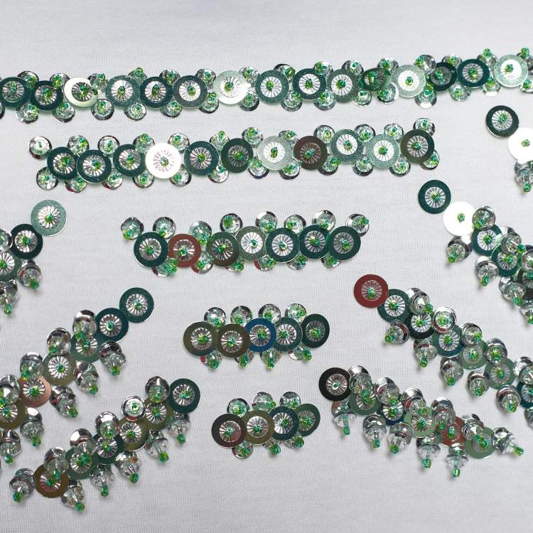 Pre Owned Prada White Jersey Sequined Crew Neck T-Shirt XS