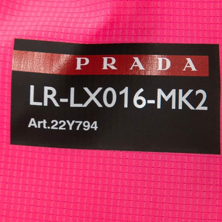 Pre Owned Prada Sport Pink Synthetic Elastic Waist Shorts M