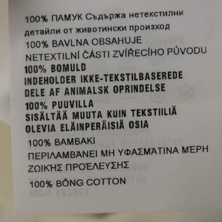 Pre Owned Prada White Cotton Poplin Off-Shoulder Shirt XS