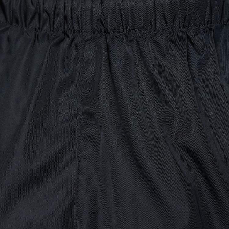 Pre Owned Prada Black Re-Nylon Shorts S