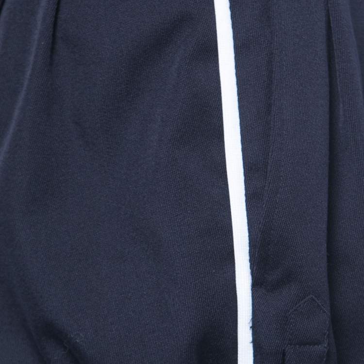 Pre Owned Prada Navy Blue Wool Shorts S