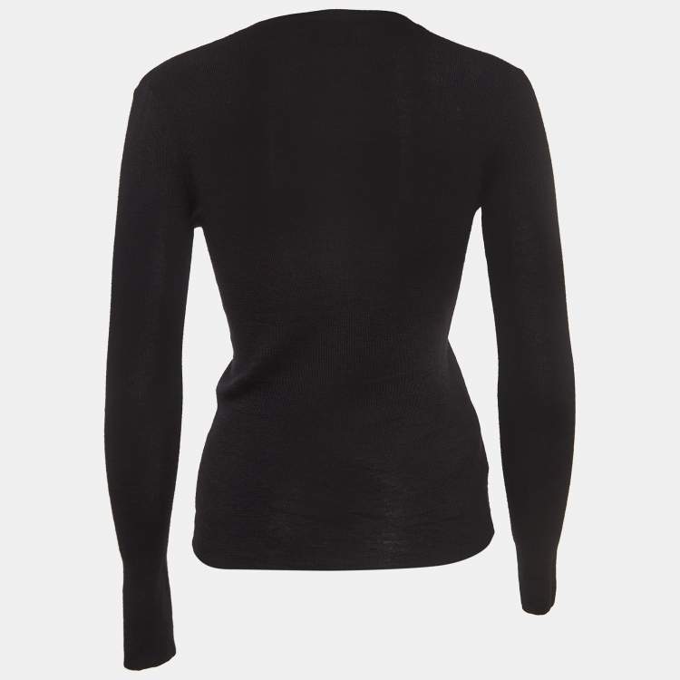Prada Black Cashmere and Silk Buttoned Cardigan S Prada | TLC Prada Black Cashmere and Silk Buttoned Cardigan S Prada | TLC