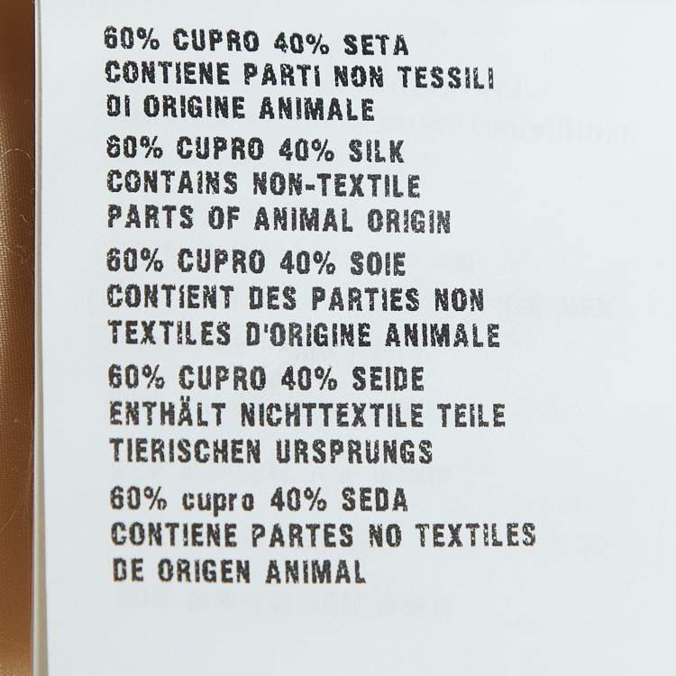 Pre Owned Prada Beige Lace Trim Satin Shoulder Strap Mini Slip Dress M