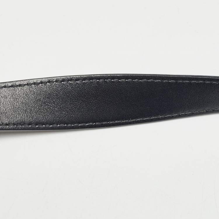 Pre Owned Prada Black Brushed Leather Cleo Shoulder Bag