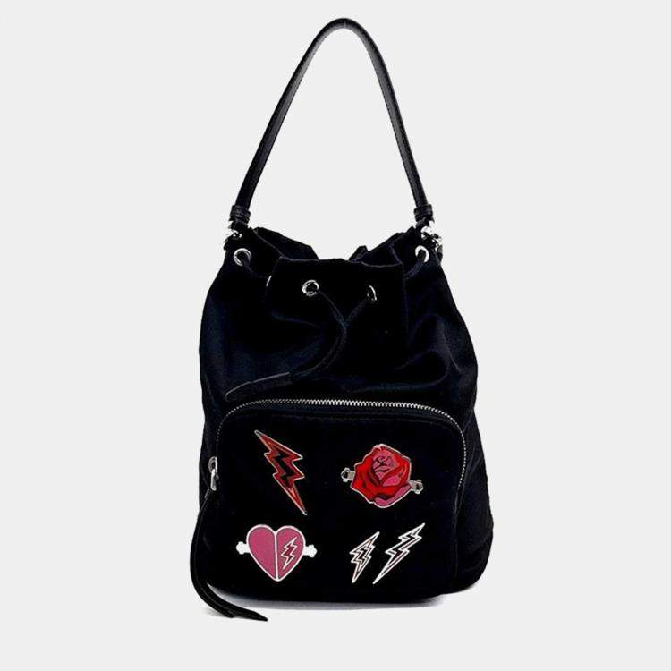 Tessuto bucket bag prada sale