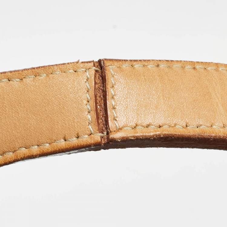 Pre Owned Prada Light Blue/Beige Tessuto Nylon and Leather Stencil Hobo 