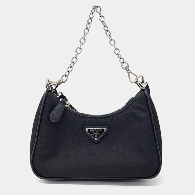 Prada Tesuto Mini Hobo Bag Prada The Luxury Closet