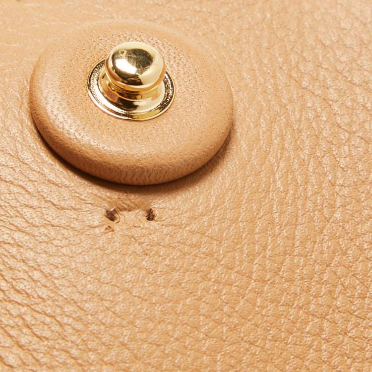 Pre Owned Prada Natural Leather Extra Large Galleria Tote