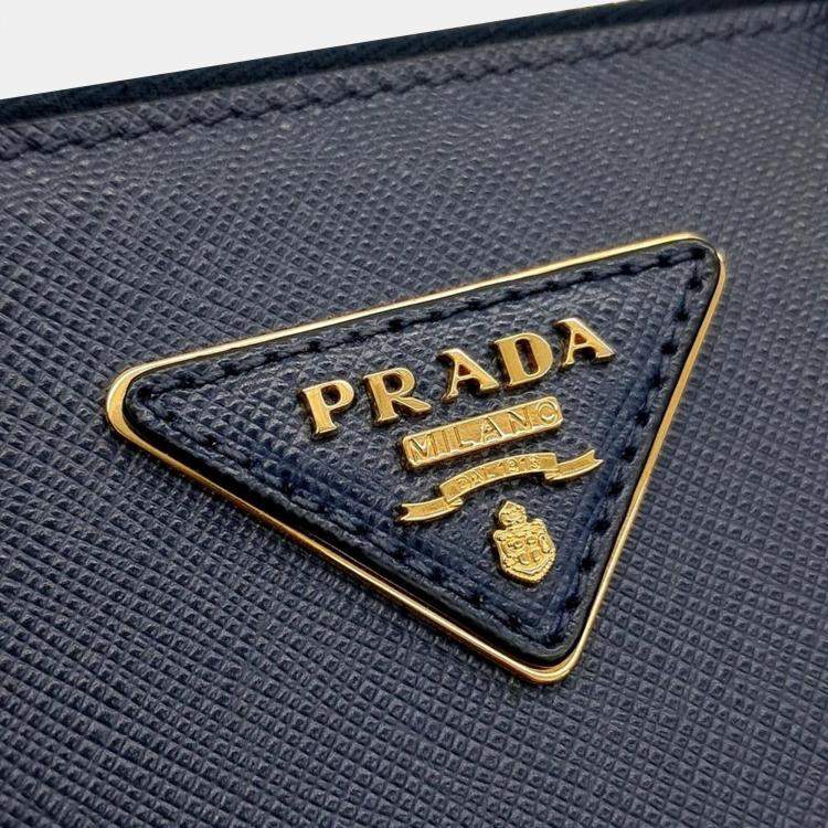 Pre Owned Prada Saffiano Lux Tote and Shoulder Bag