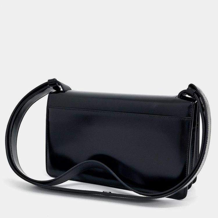 Pre Owned Prada Emblem Brushed Shoulder Bag